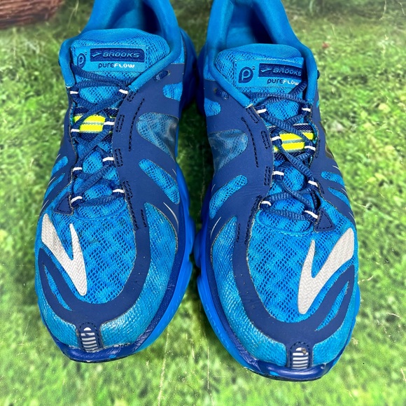 Brooks Pure Flow Size 5 M Women's Blue Running Shoes Lace Up 1300111D476 - Picture 3 of 12